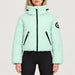 Goldbergh womens Porter Ski Jacket in Matcha Mint (Matcha Mint) - model front. AI-generated from manufacturer imagery.