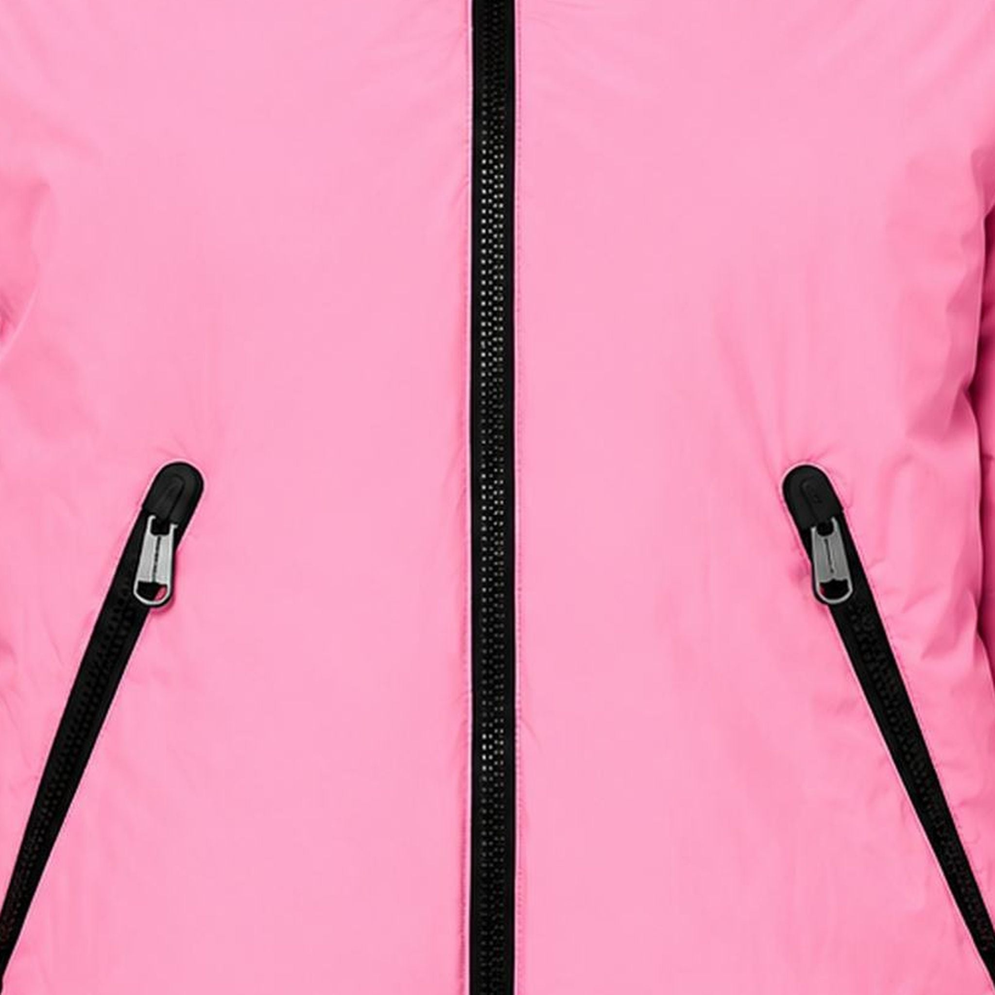 Goldbergh women's Porter Ski Jacket in Pink Cosmos – feature detail view. AI-generated from manufacturer imagery.