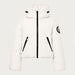 Goldbergh womens Porter Ski Jacket in White (Snow White) - front. AI-generated from manufacturer imagery.