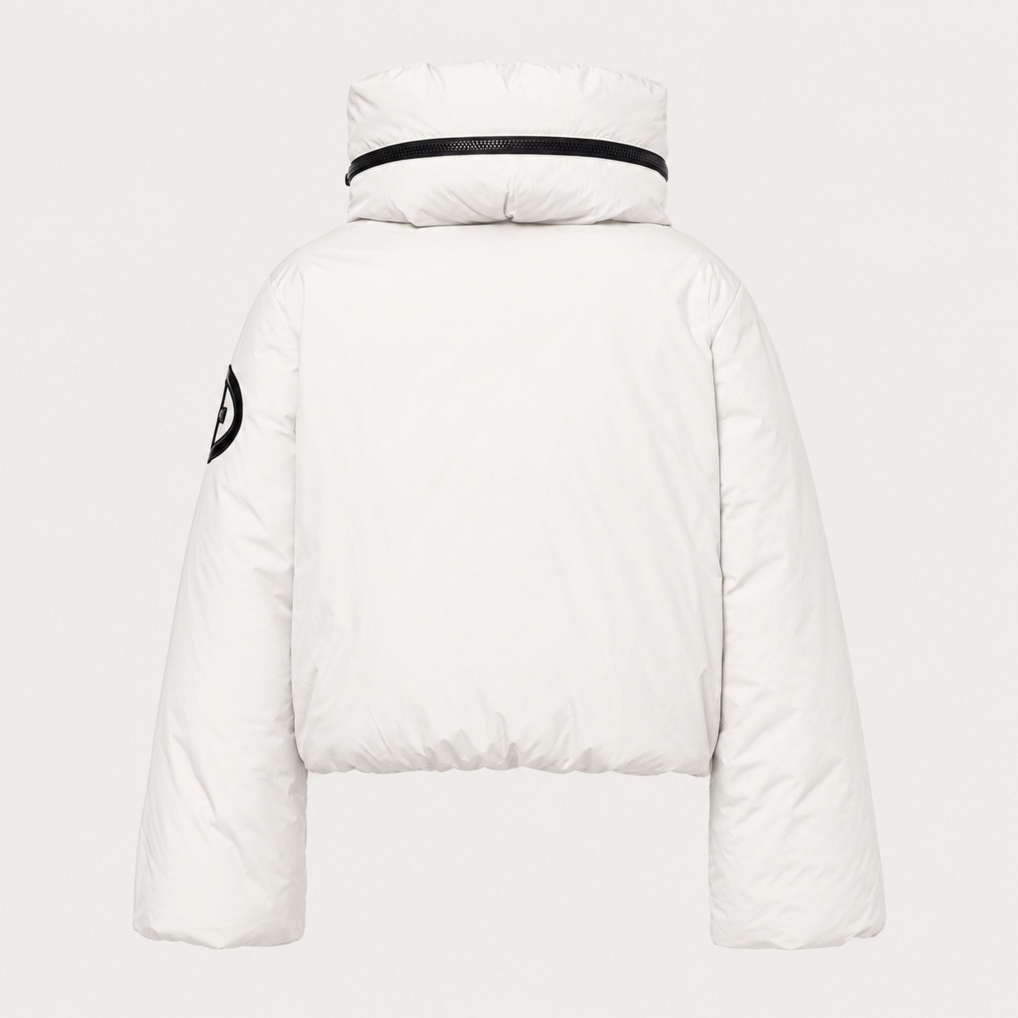 Goldbergh women's Porter Ski Jacket in White – back view. AI-generated from manufacturer imagery.