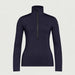 Goldbergh Serena Pully in French Blue in French Blue — front. AI-generated from manufacturer reference photographs.