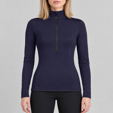 Goldbergh Serena Pully in French Blue in French Blue — model front. AI-generated from manufacturer reference photographs.
