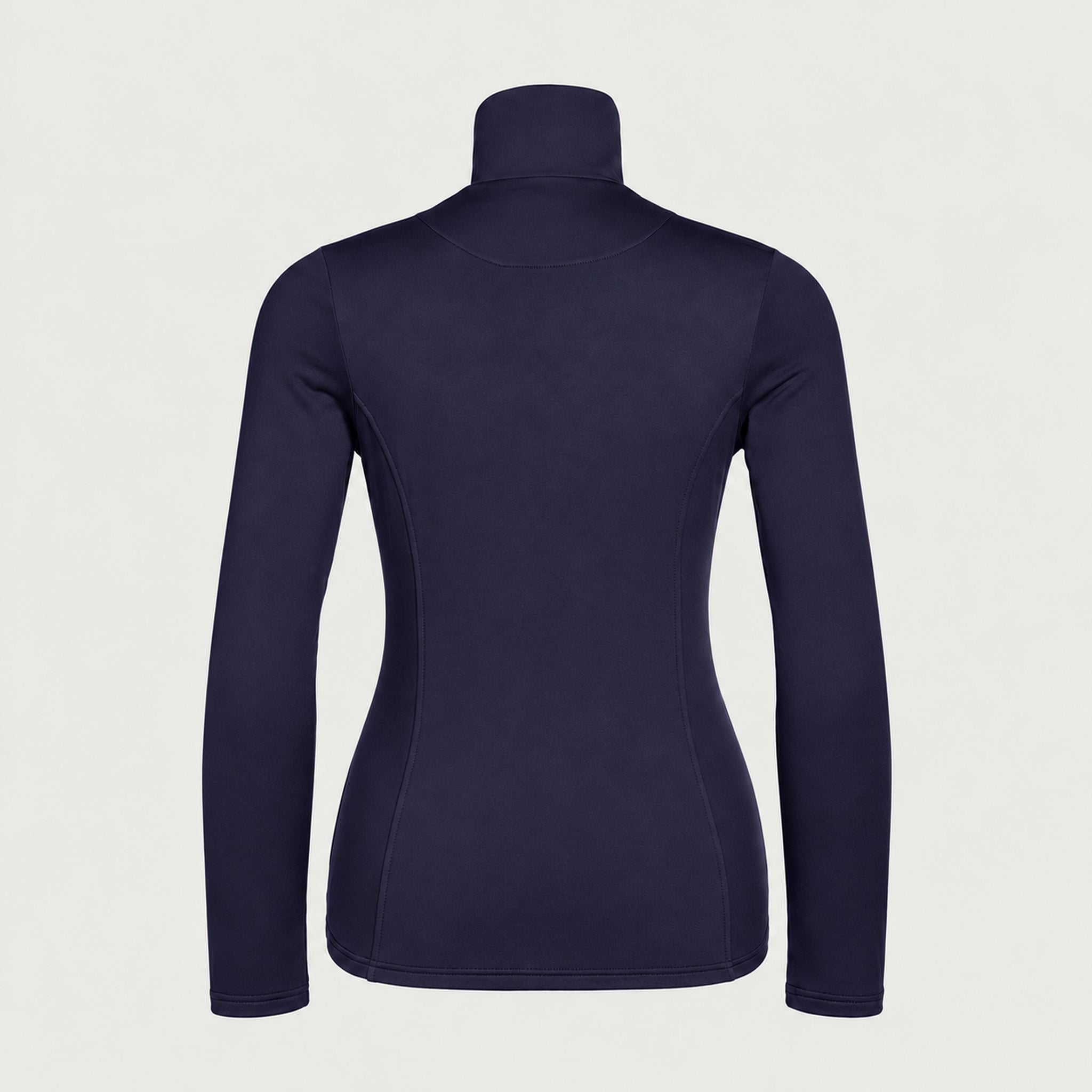 Goldbergh Serena Pully in French Blue in French Blue — back. AI-generated from manufacturer reference photographs.