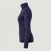 Goldbergh Serena Pully in French Blue in French Blue — side. AI-generated from manufacturer reference photographs.