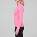 Goldbergh Serena Pully in Pink Cosmos in Pink Cosmos — model side. AI-generated from manufacturer reference photographs.