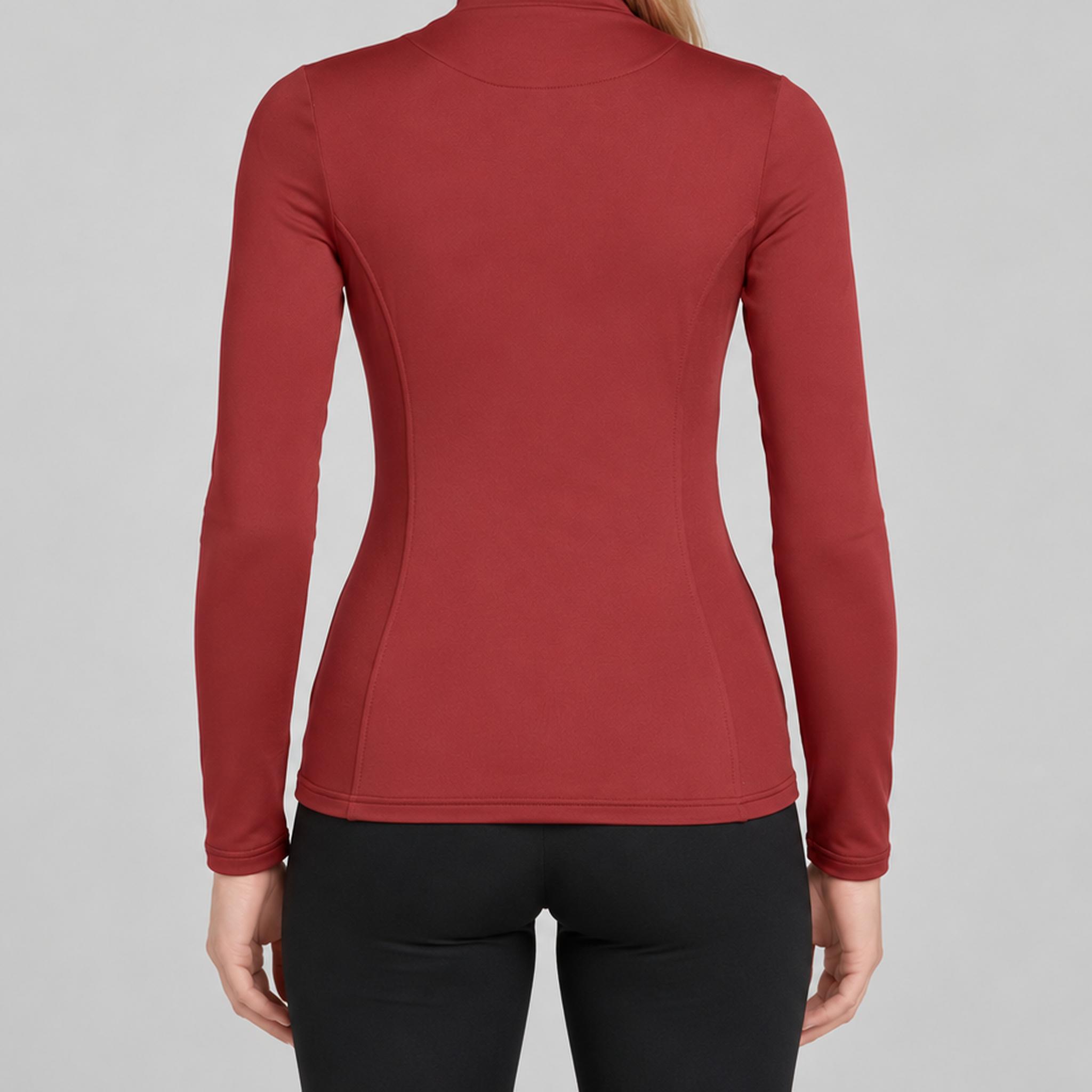 Goldbergh Serena Pully in Vino Rosso in Vino Rosso — model back. AI-generated from manufacturer reference photographs.