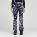 Goldbergh Shiro Ski Pants in Bandana Paisley Blue — model front. AI-generated from manufacturer reference photographs.