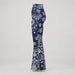 Goldbergh Shiro Ski Pants in Bandana Paisley Blue — side. AI-generated from manufacturer reference photographs.
