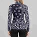 Goldbergh Toriko Pully in Bandana Paisley Blue in Bandana Paisley Blue — model back. AI-generated from manufacturer reference photographs.