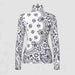 Goldbergh Toriko Pully in Paisley White in Paisley White — back. AI-generated from manufacturer reference photographs.