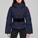 Goldbergh Umi Ski Jacket in French Blue in French Blue — model front. AI-generated from manufacturer reference photographs.