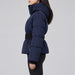 Goldbergh Umi Ski Jacket in French Blue in French Blue — model side. AI-generated from manufacturer reference photographs.