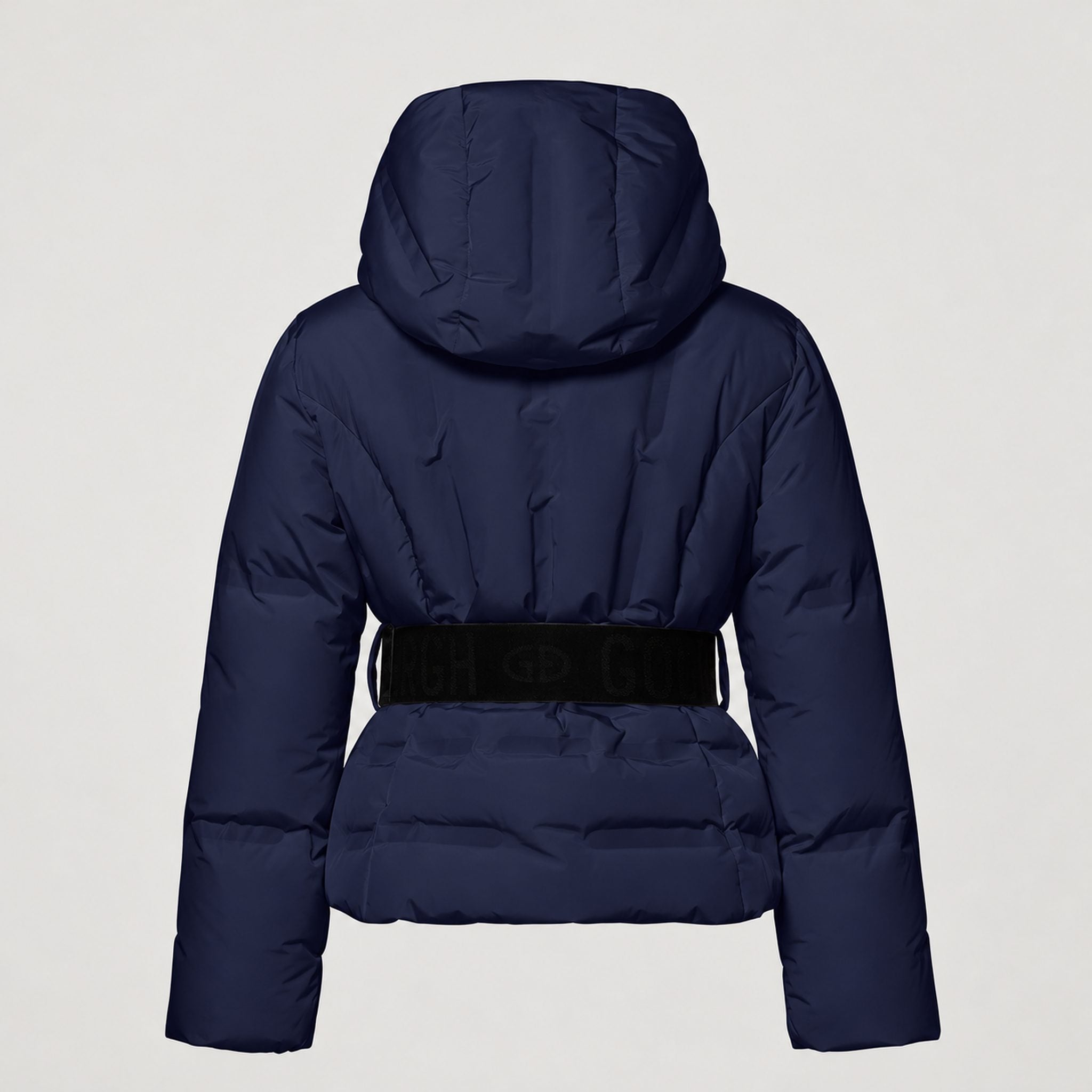 Goldbergh women's Umi Ski Jacket in French Blue – back view. AI-generated from manufacturer imagery.