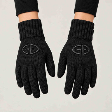 Goldbergh Vanity Gloves in Black in Black — model front. AI-generated from manufacturer reference photographs.
