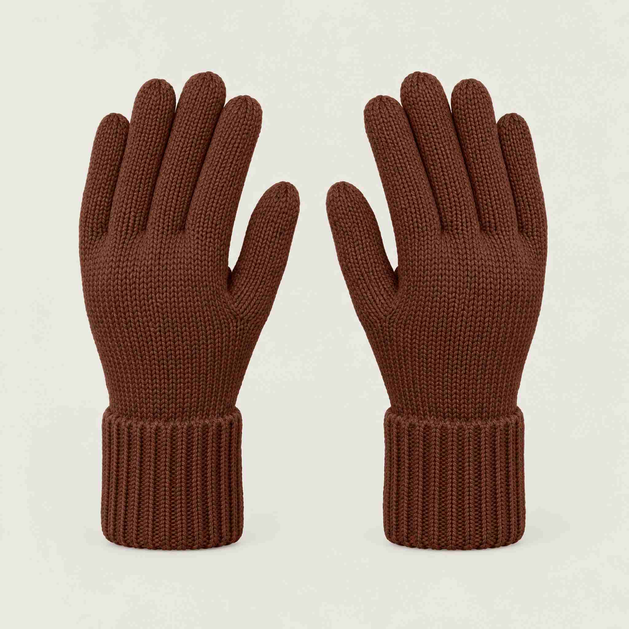 Goldbergh Vanity Gloves in Deep Mocha in Deep Mocha — back. AI-generated from manufacturer reference photographs.