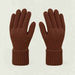Goldbergh Vanity Gloves in Deep Mocha in Deep Mocha — back. AI-generated from manufacturer reference photographs.