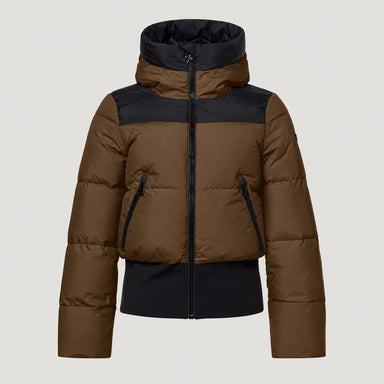 Goldbergh women's Village Ski Jacket in Army – front view. AI-generated from manufacturer imagery.