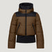 Goldbergh Village Ski Jacket in Army in Army — front. AI-generated from manufacturer reference photographs.