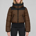 Goldbergh Village Ski Jacket in Army in Army — model front. AI-generated from manufacturer reference photographs.