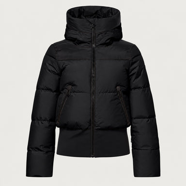 Goldbergh women's Village Ski Jacket in Black – front view. AI-generated from manufacturer imagery.