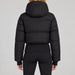Goldbergh Village Ski Jacket in Black in Black — model back. AI-generated from manufacturer reference photographs.