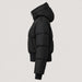 Goldbergh Village Ski Jacket in Black in Black — side. AI-generated from manufacturer reference photographs.