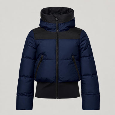 Goldbergh women's Village Ski Jacket in French Blue – front view. AI-generated from manufacturer imagery.