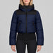 Goldbergh Village Ski Jacket in French Blue in French Blue — model front. AI-generated from manufacturer reference photographs.