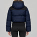 Goldbergh Village Ski Jacket in French Blue in French Blue — model back. AI-generated from manufacturer reference photographs.