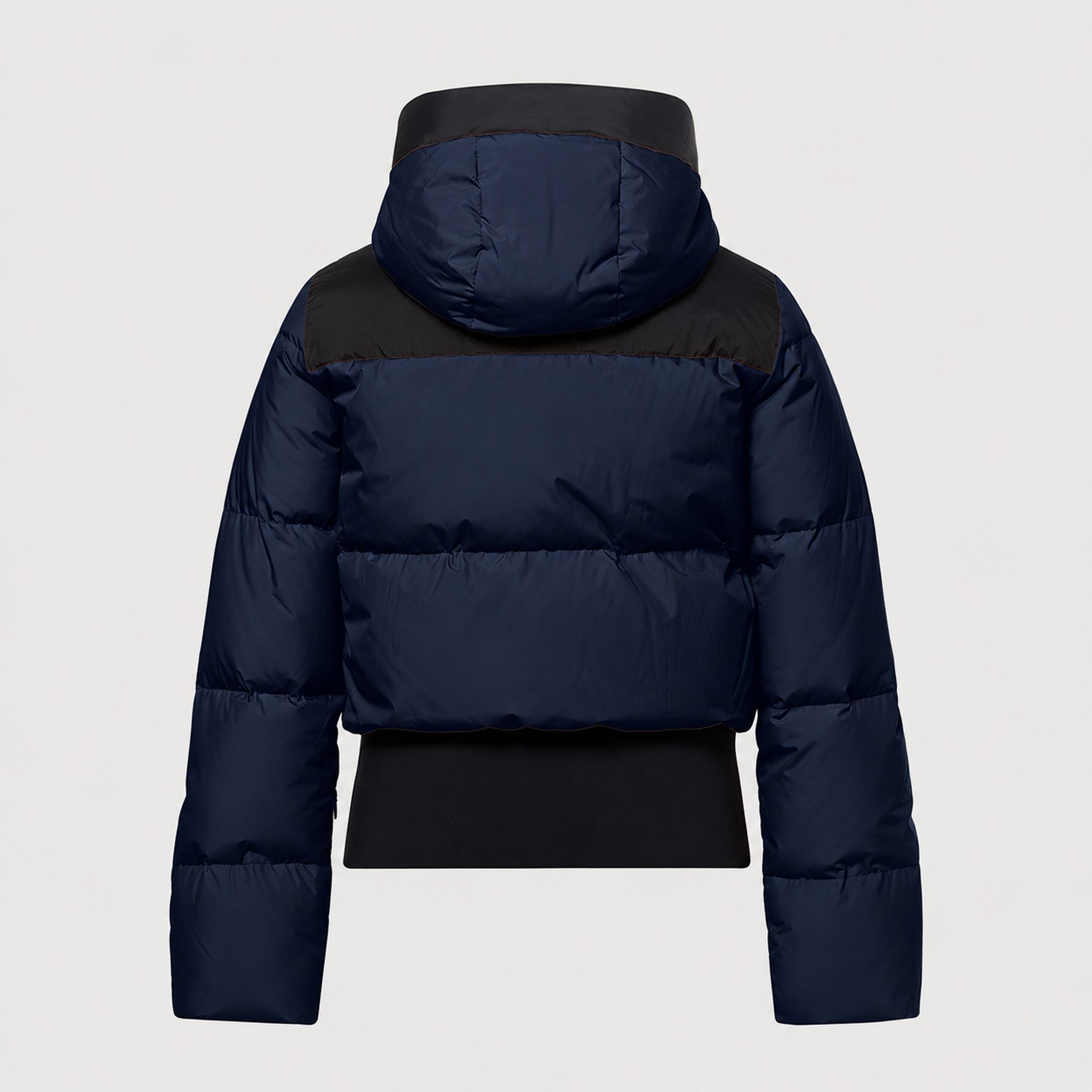 Goldbergh Village Ski Jacket in French Blue in French Blue — back. AI-generated from manufacturer reference photographs.