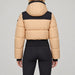 Goldbergh Village Ski Jacket in Lark in Lark — model back. AI-generated from manufacturer reference photographs.