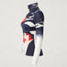 Goldbergh Yuki Pully in Denim Dojo Mads Berg — side. AI-generated from manufacturer reference photographs.