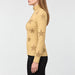 Goldbergh women's Yura Pully in Lark – model side. AI-generated from manufacturer reference images.