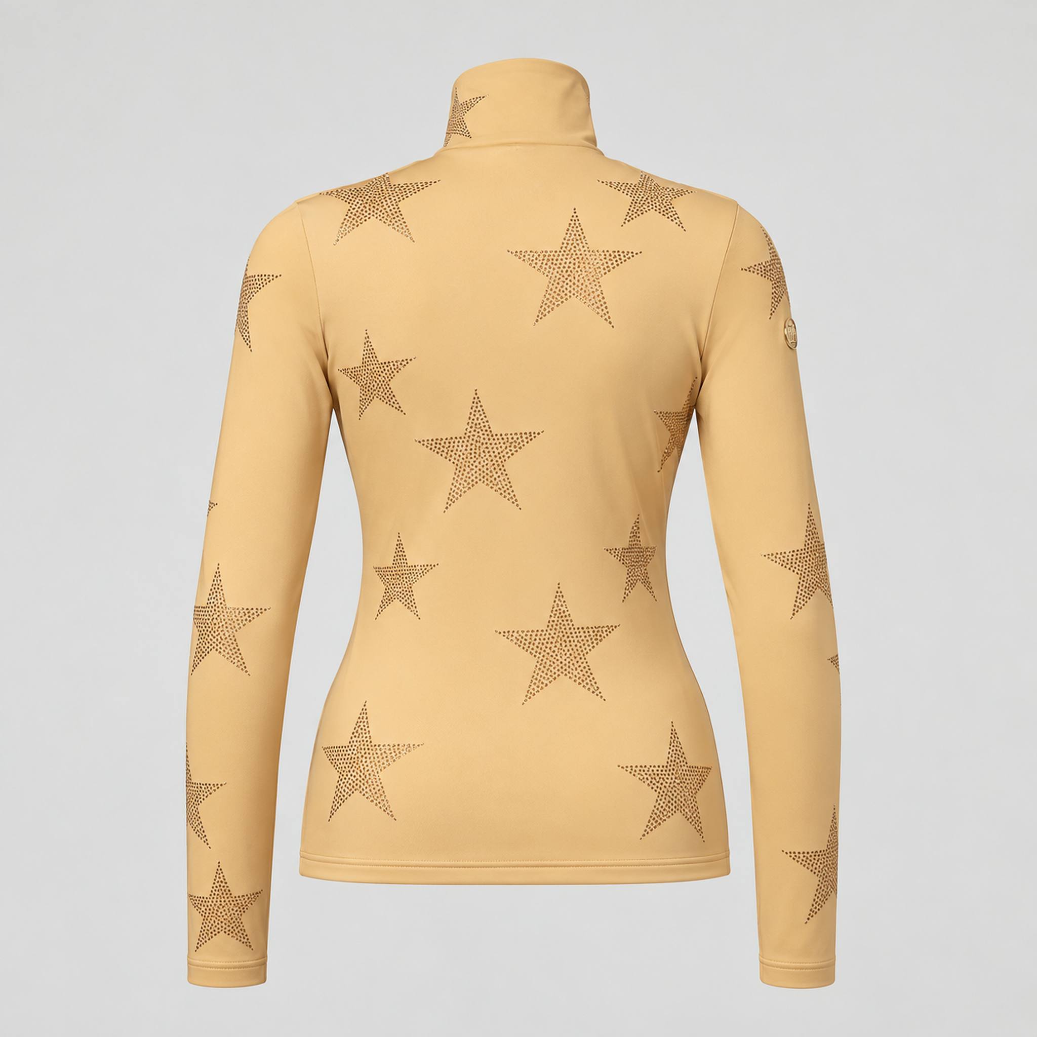 Goldbergh women's Yura Pully in Lark – back. AI-generated from manufacturer reference images.
