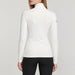 Goldbergh women's Yura Pully in Snow White – model back. AI-generated from manufacturer reference images.