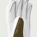 Hestra mens Army Leather Patrol Gloves in Green (Green) - product detail view 2. AI-generated from manufacturer imagery.