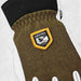 Hestra mens Army Leather Patrol Gloves in Green (Green) - product detail view 4. AI-generated from manufacturer imagery.