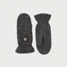 Hestra unisex Wool Mitt in Charcoal (Charcoal) - product front and palm views. AI-generated from manufacturer imagery.