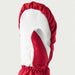 Hestra womens Primaloft Leather Mitt in Red (Red) - product detail view 2. AI-generated from manufacturer imagery.