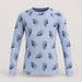 Icebreaker Kids Merino 200gm Oasis Crewe in Bear Print – front
