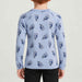 Icebreaker Kids Merino 200gm Oasis Crewe in Bear Print – model back