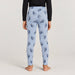 Icebreaker Kids Merino 200gm Oasis Leggings in Bear Print – model back