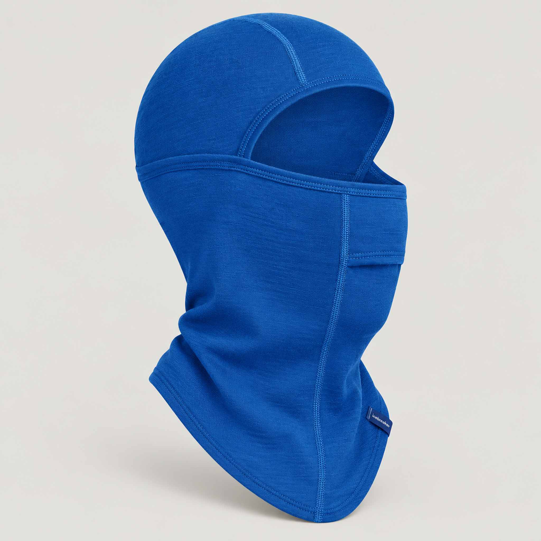 Icebreaker Oasis Balaclava in Lazurite Blue – side