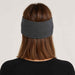 Icebreaker Oasis Headband in Jet Heather – female back