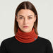Icebreaker Oasis Neck Gaiter in Agate Red – female front