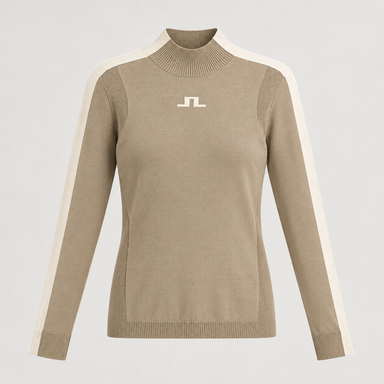 J Lindeberg Adia Knitted Sweater in Brindle, product front