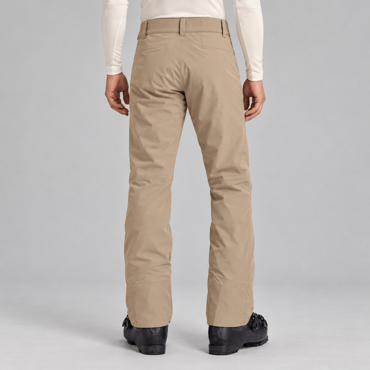 J Lindeberg Clarke Ski Pants in Brindle, model back