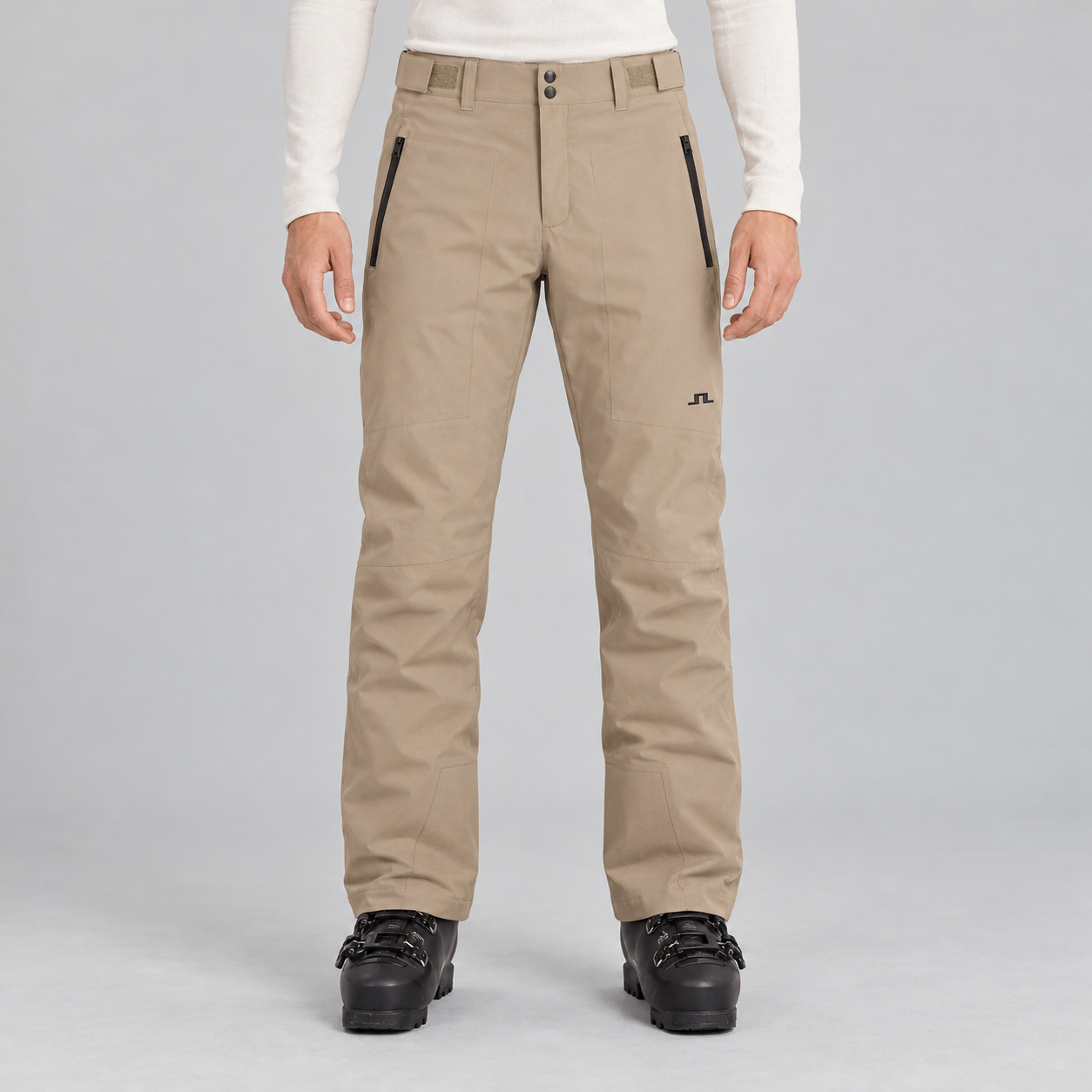 J Lindeberg Clarke Ski Pants in Brindle, model front