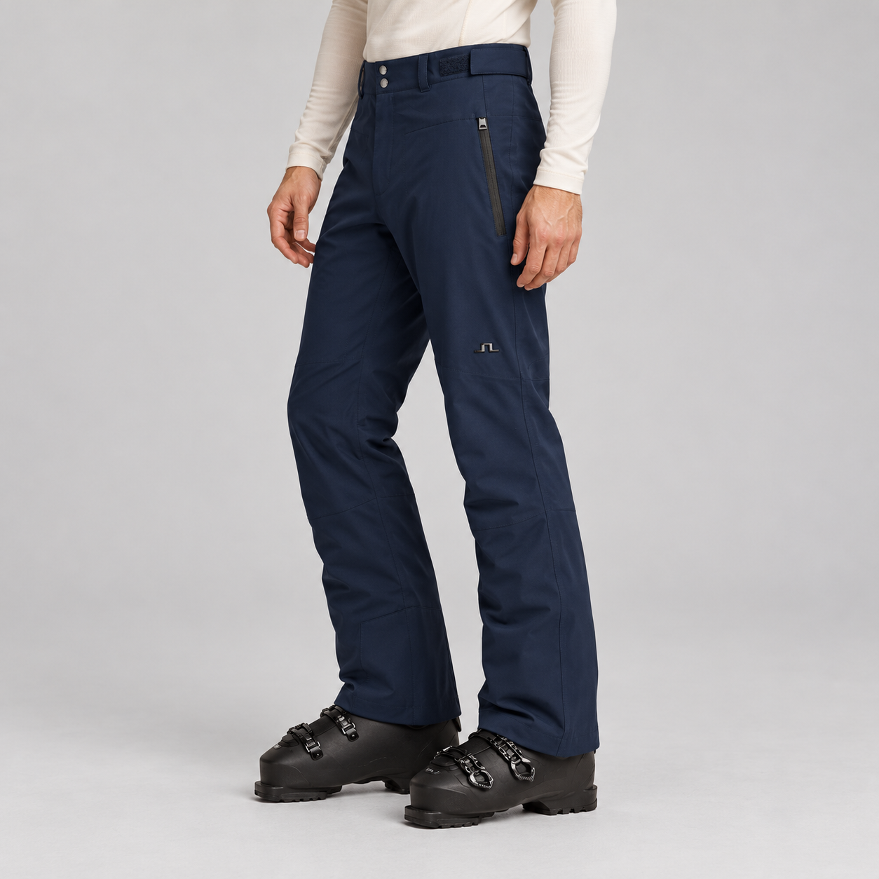 J Lindeberg Clarke Ski Pants in Navy, model side
