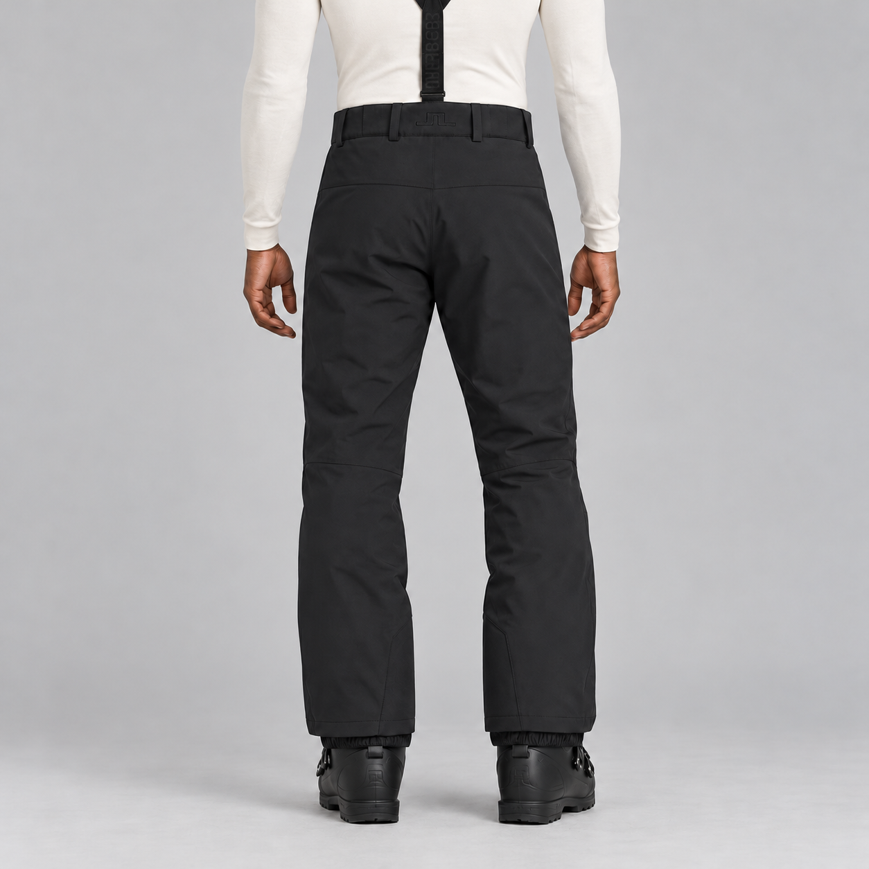 J Lindeberg Crue Ski Pants in Black, model back